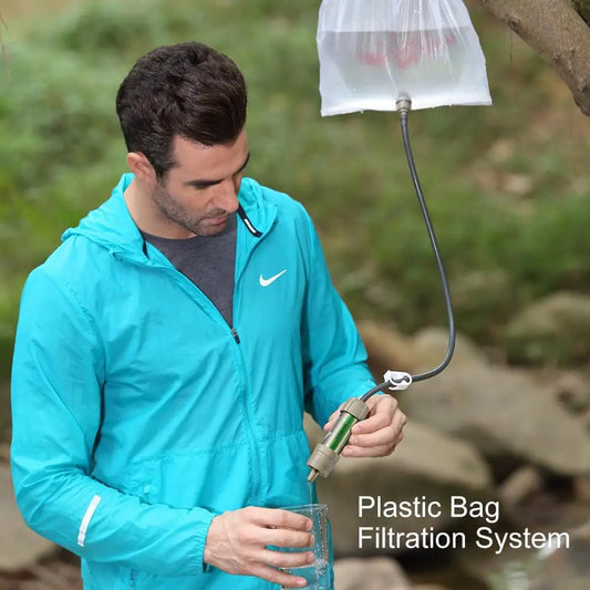 Portable Outdoor Water Filter Survival Kit