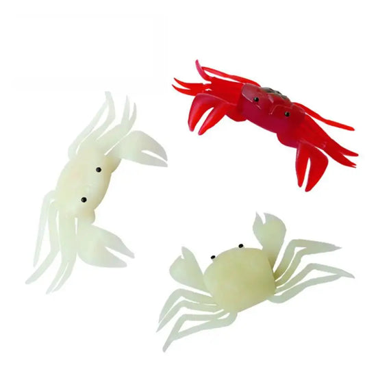 1~10PCS 10/14cm Soft Artificial Crab Fishing Lure